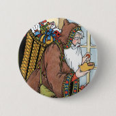 Weihnachten, Weihnachtsmann Spielzeug Schuhe Button (Vorderseite)