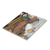 Weihnachten, Weihnachtsmann Spielzeug Schuhe Fliese (Seite)