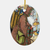Weihnachten, Weihnachtsmann Spielzeug Schuhe Keramikornament (Vorne)
