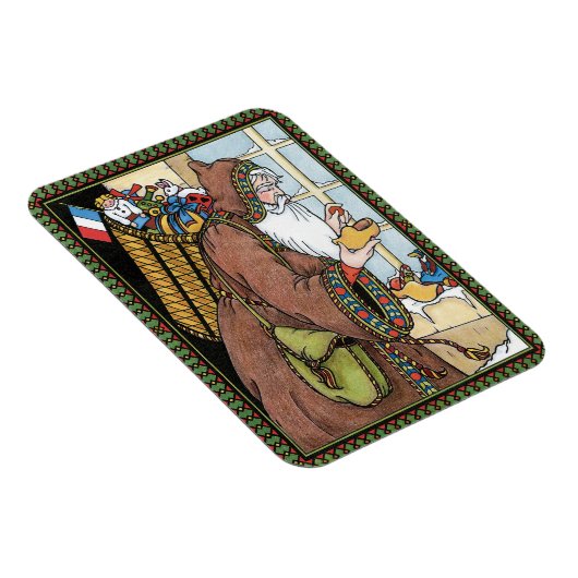 Weihnachten, Weihnachtsmann Spielzeug Schuhe Magnet (Rechte Seite)