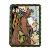 Weihnachten, Weihnachtsmann Spielzeug Schuhe Magnet (Vertikal)