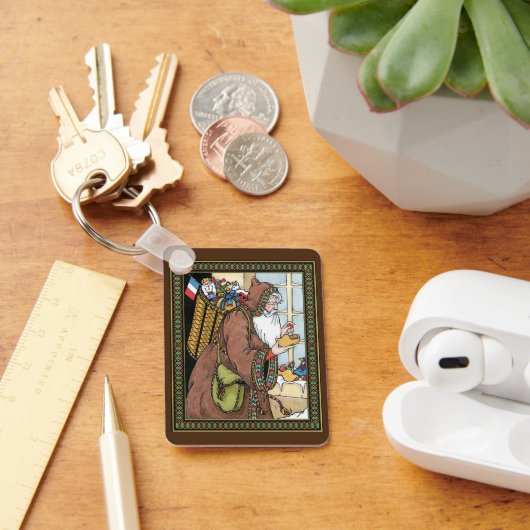 Weihnachten, Weihnachtsmann Spielzeug Schuhe Schlüsselanhänger (Schreibtisch)