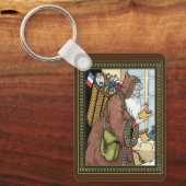 Weihnachten, Weihnachtsmann Spielzeug Schuhe Schlüsselanhänger (Vorderseite)