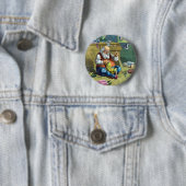 Weihnachten, Weihnachtsmann Spielzeugpuppen machen Button (Beispiel)