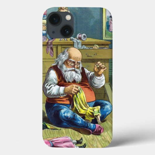 Weihnachten, Weihnachtsmann Spielzeugpuppen machen Case-Mate iPhone Hülle (Rückseite)
