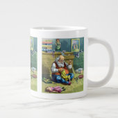 Weihnachten, Weihnachtsmann Spielzeugpuppen machen Jumbo-Tasse (Rechts)