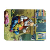 Weihnachten, Weihnachtsmann Spielzeugpuppen machen Magnet (Horizontal)