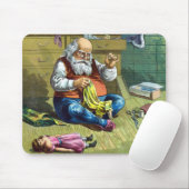 Weihnachten, Weihnachtsmann Spielzeugpuppen machen Mousepad (Mit Mouse)