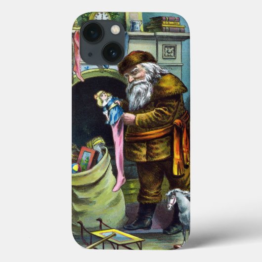 Weihnachten, Weihnachtsmann, Strümpfe mit Spielzeu Case-Mate iPhone Hülle (Rückseite)