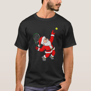 Weihnachten Weihnachtsmann Tennis Funny Boys Girls T-Shirt