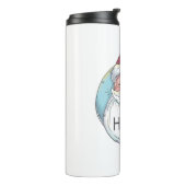 Weihnachten-Weihnachtsmann Thermosbecher (Nach links gedreht)