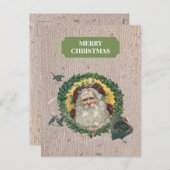 Weihnachten Weihnachtsmann Türkei Rustikal (Vorne/Hinten)