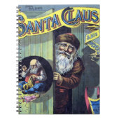 Weihnachten, Weihnachtsmann und sein Werk Notizblock (Vorderseite)