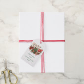 Weihnachten Weihnachtsmann und Tanzkinder Geschenkanhänger (Mit Garn)