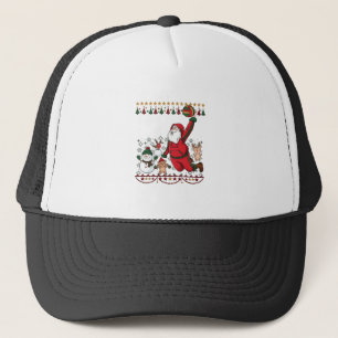 Weihnachten Weihnachtsmann Volleyball Schneemann R Truckerkappe