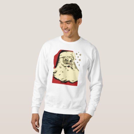 Weihnachten / Weihnachtsmänner Grafisches Sweat-Sh Sweatshirt (Vorne ganz)