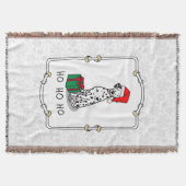 Weihnachten Weihnachtsmannmütze Dalmatiner Dog (sc Decke (Vorderseite)
