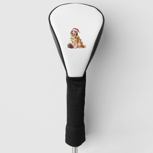 Weihnachten Weihnachtsmannmütze Großes Pyrenäen We Golf Headcover (Vorderseite)