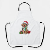 Weihnachten Weihnachtsmannmütze Licht Berg Kur Wei Schürze (Vorderseite)