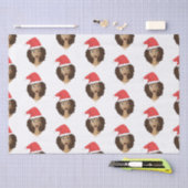 Weihnachten Weihnachtsmannmütze, Schwarze Frau, Na Seidenpapier (Handwerk)