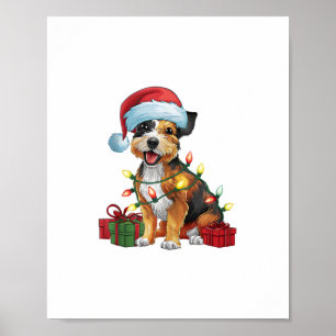 Weihnachten Weihnachtsmannmütze Weihnachten Poster