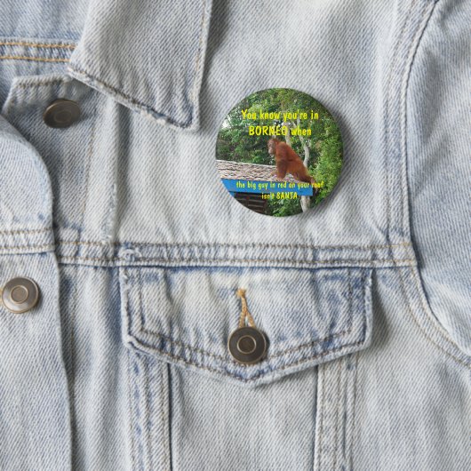 Weihnachten Weihnachtsmanns Borneo Button (Beispiel)
