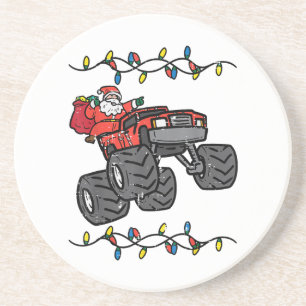 Weihnachten Weihnachtsmonster Lkw Jungen Kinder Kl Getränkeuntersetzer
