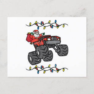 Weihnachten Weihnachtsmonster Lkw Jungen Kinder Kl Postkarte