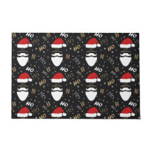 Weihnachten Weihnachtsmuster Schwarzer Hintergrund