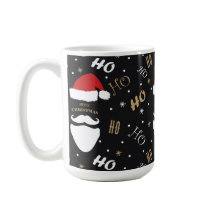 Weihnachten Weihnachtsmuster Schwarzer Hintergrund