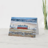 Weihnachten Weihnachtsschnee Weihnachtskarte Karte (Vorderseite)