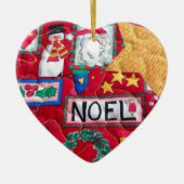 Weihnachten-Weihnachtsverzierung Keramik Ornament (Vorne)