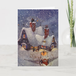 Weihnachten, Weihnachtswerkstatt Nordpol Feiertagskarte