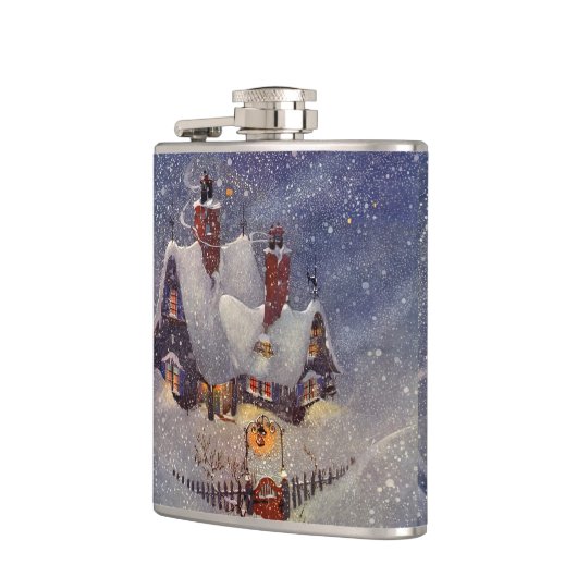 Weihnachten, Weihnachtswerkstatt Nordpol Flachmann (Links)