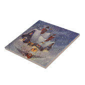 Weihnachten, Weihnachtswerkstatt Nordpol Fliese (Seite)