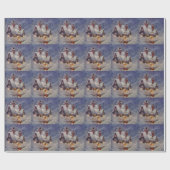 Weihnachten, Weihnachtswerkstatt Nordpol Geschenkpapier (Flach)