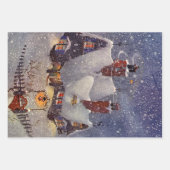 Weihnachten, Weihnachtswerkstatt Nordpol Geschenkpapier Set (Vorderseite)