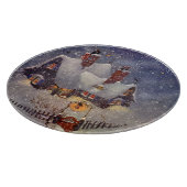 Weihnachten, Weihnachtswerkstatt Nordpol Schneidebrett (Ecke)