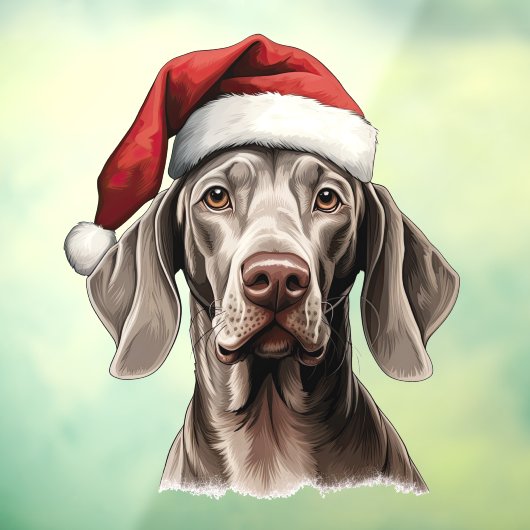 Weihnachten Weimaraner Fensteraufkleber (Blatt 3)