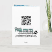 Weihnachten - Weimaraner - Lucy (Rückseite)