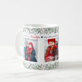 Weihnachten Weinberge Foto Kaffeetasse (Vorderseite Links)