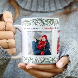 Weihnachten Weinberge Foto Kaffeetasse