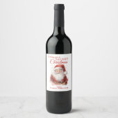 Weihnachten Weinetikett (Vorderseite)