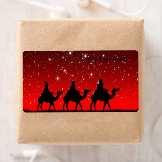 Weihnachten Weisen Red Sky Star Lite Nacht (Insitu)