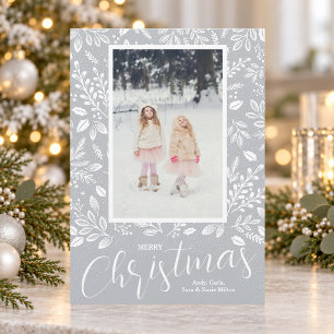 Weihnachten Weiß Grau Foto