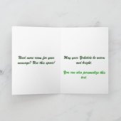 Weihnachten Welpe Grußkarte (Innenseite)