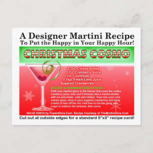 Weihnachten Weltbürger Martini Rezept Postkarte