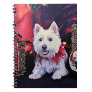 Weihnachten - Westhochland Terrier - Madison Notizblock