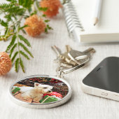 Weihnachten - Westie - Callie Schlüsselanhänger (Seite)