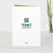 Weihnachten - Wheaten Terrier - Teddybär (Rückseite)